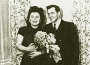 Hochzeitsfoto des Gründerehepaares